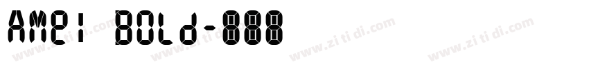 AMei Bold字体转换
